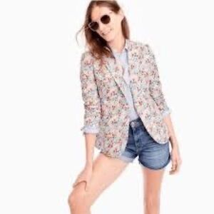 J.Crew Campbell blazer in Liberty® poppy and daisy floral size 4 EUC